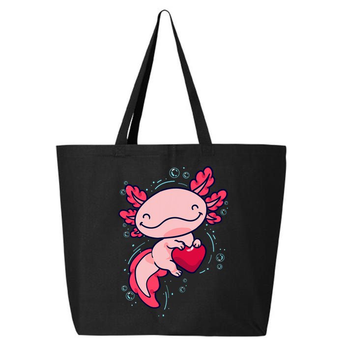 Axolotl Axolotl Cute Heart 25L Jumbo Tote