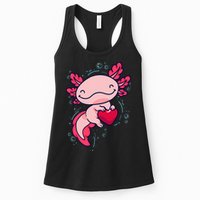Axolotl Axolotl Cute Heart Womens Tank Top