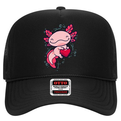 Axolotl Axolotl Cute Heart Hat