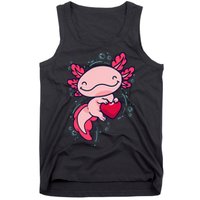 Axolotl Axolotl Cute Heart Tank Top