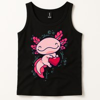 Axolotl Axolotl Cute Heart Tank Top