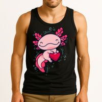Axolotl Axolotl Cute Heart Tank Top
