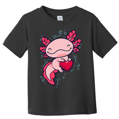 Axolotl Axolotl Cute Heart Toddler T-Shirt