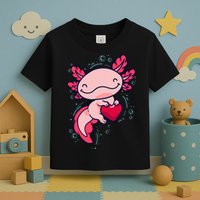 Axolotl Axolotl Cute Heart Toddler T-Shirt