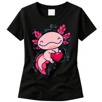 Axolotl Axolotl Cute Heart Womens T-Shirt