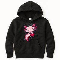 Axolotl Axolotl Cute Heart Kids Hoodie