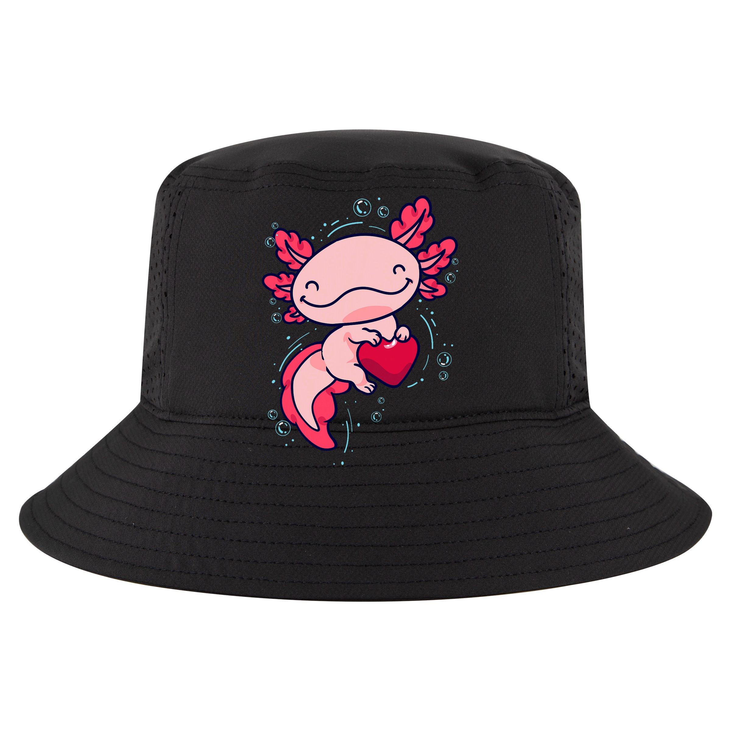 Axolotl Axolotl Cute Heart Kids Hoodie