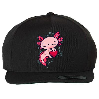 Axolotl Axolotl Cute Heart Wool Snapback Cap