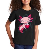 Axolotl Axolotl Cute Heart Kids T-Shirt