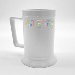 Autism Awareness Chemistry Elets Periodic Table Tie Dye Gift Beer Stein