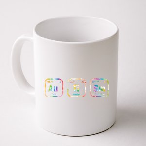 Autism Awareness Chemistry Elets Periodic Table Tie Dye Gift Coffee Mug