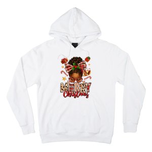 African American Christmas African Black Women Mom Xmas Hoodie