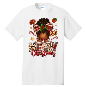 African American Christmas African Black Women Mom Xmas Tall T-Shirt