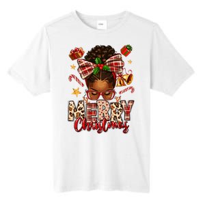 African American Christmas African Black Women Mom Xmas Tall Fusion ChromaSoft Performance T-Shirt