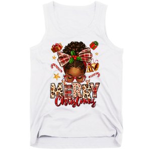 African American Christmas African Black Women Mom Xmas Tank Top