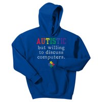 Autism Awareness Computer Engineer Autistic Awareness Meaningful Gift Kids Hoodie