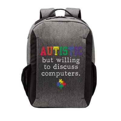 Autism Awareness Computer Engineer Autistic Awareness Meaningful Gift Vector Backpack