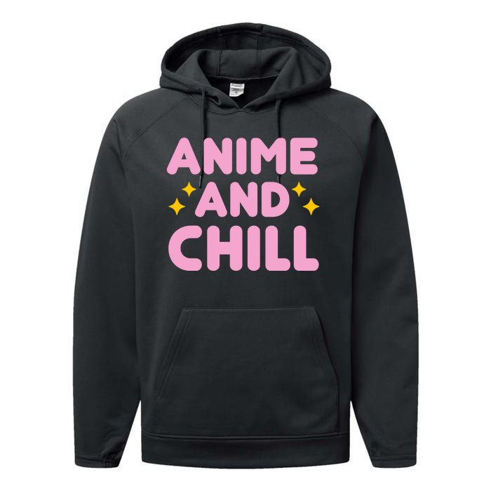 Anime And Chill Performance Fleece Hoodie