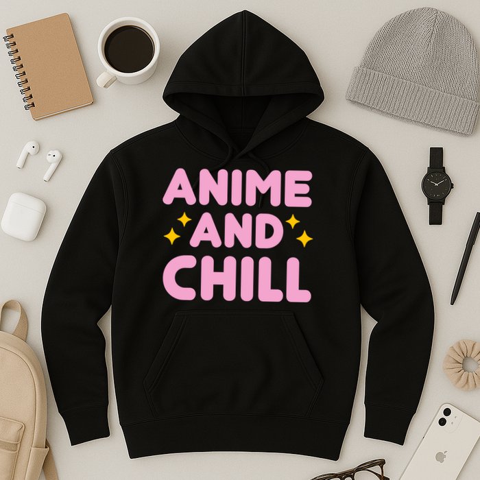 Anime And Chill Hoodie