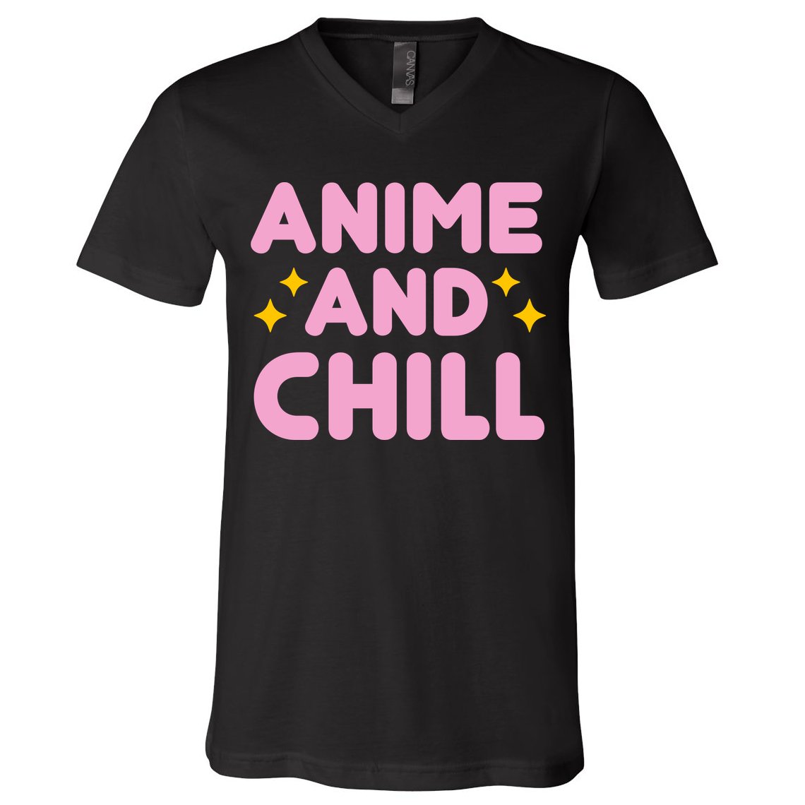 Anime And Chill V-Neck T-Shirt