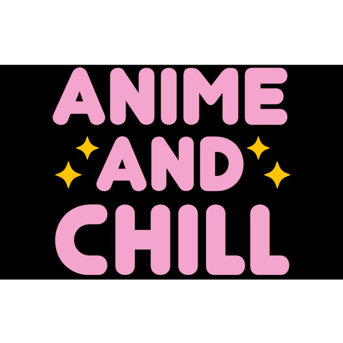 Anime And Chill Bumper Sticker