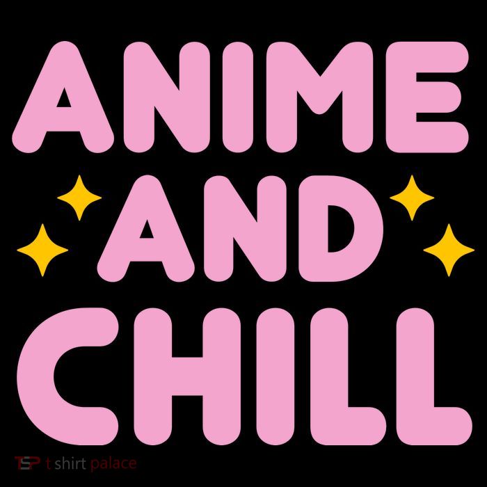 Anime And Chill Drawstring Bag