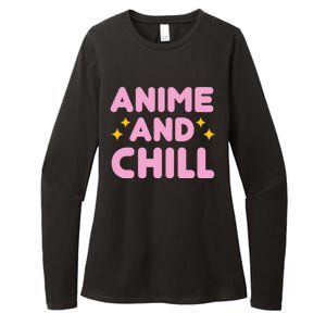 Anime And Chill Womens CVC Long Sleeve Shirt