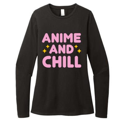 Anime And Chill Womens CVC Long Sleeve Shirt