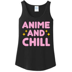 Anime And Chill Ladies Essential Tank