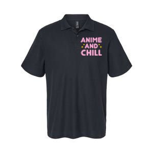 Anime And Chill Softstyle Adult Sport Polo