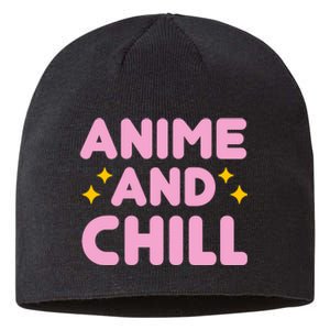 Anime And Chill Sustainable Beanie