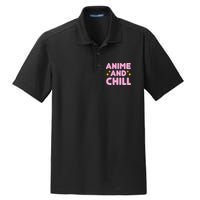 Anime And Chill Dry Zone Grid Polo