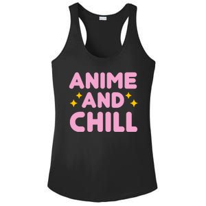 Anime And Chill Ladies PosiCharge Competitor Racerback Tank