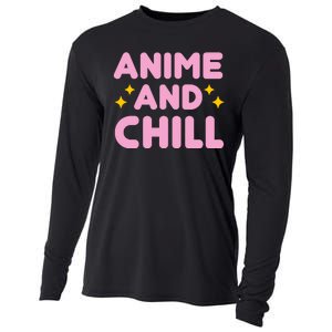 Anime And Chill Cooling Performance Long Sleeve Crew