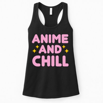 Anime And Chill Womens Tank Top