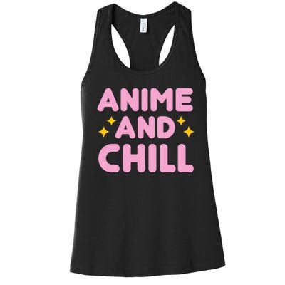 Anime And Chill Women's Racerback Tank