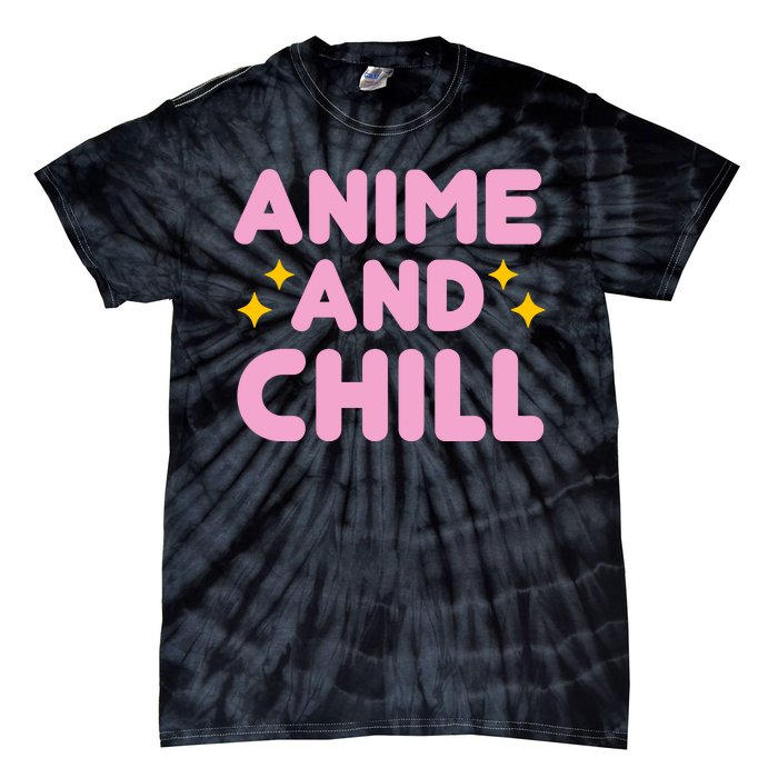 Anime And Chill Tie-Dye T-Shirt