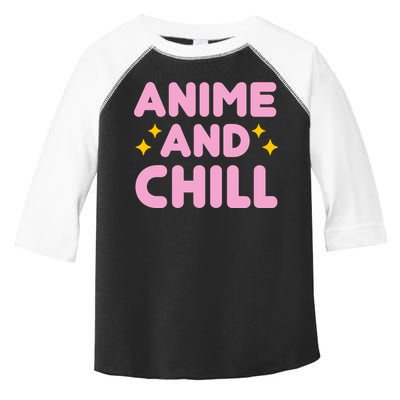 Anime And Chill Toddler Fine Jersey T-Shirt