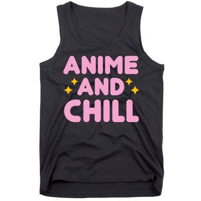 Anime And Chill Tank Top