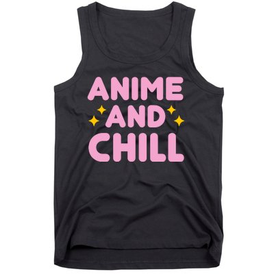 Anime And Chill Tank Top