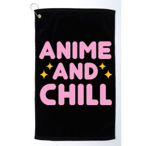 Anime And Chill Platinum Collection Golf Towel