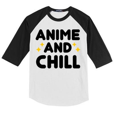 Anime And Chill Kids Colorblock Raglan Jersey