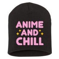 Anime And Chill Short Acrylic Beanie