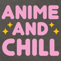 Anime And Chill Cotton Canvas Backpack