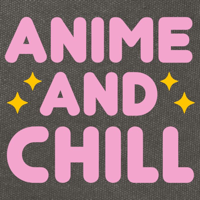 Anime And Chill Cotton Canvas Backpack