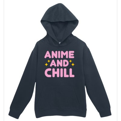 Anime And Chill Urban Pullover Hoodie