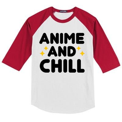 Anime And Chill Kids Colorblock Raglan Jersey