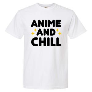 Anime And Chill Garment-Dyed Heavyweight T-Shirt