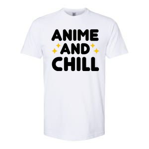 Anime And Chill Softstyle CVC T-Shirt