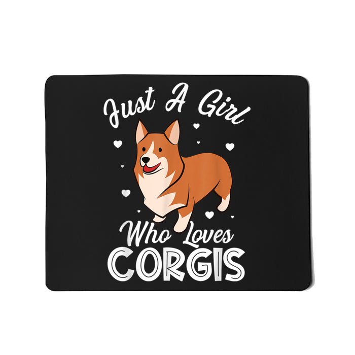 Awesome Artistic Corgi Dog Lover Tee Cute Dog Lover Design Mousepad